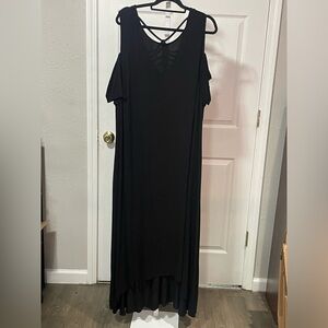 130 Lane Bryant Hi Lo Black Maxi